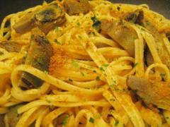 Ricetta - Linguine carciofi e bottarga